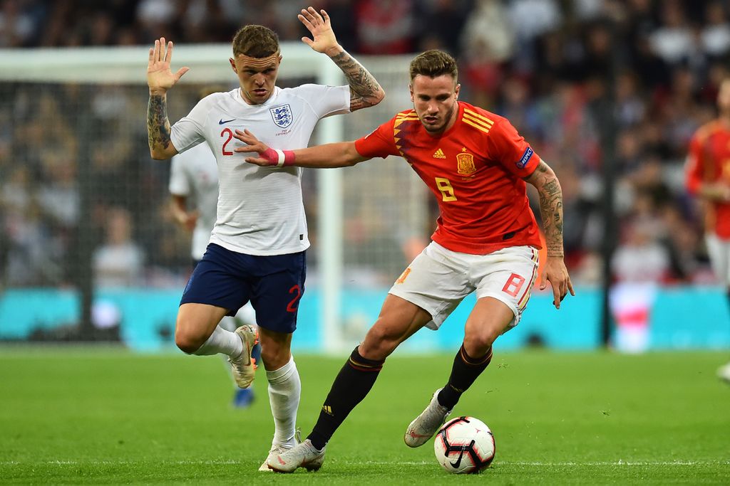 Kieran Trippier i Saul Niguez (Foto: AFP)