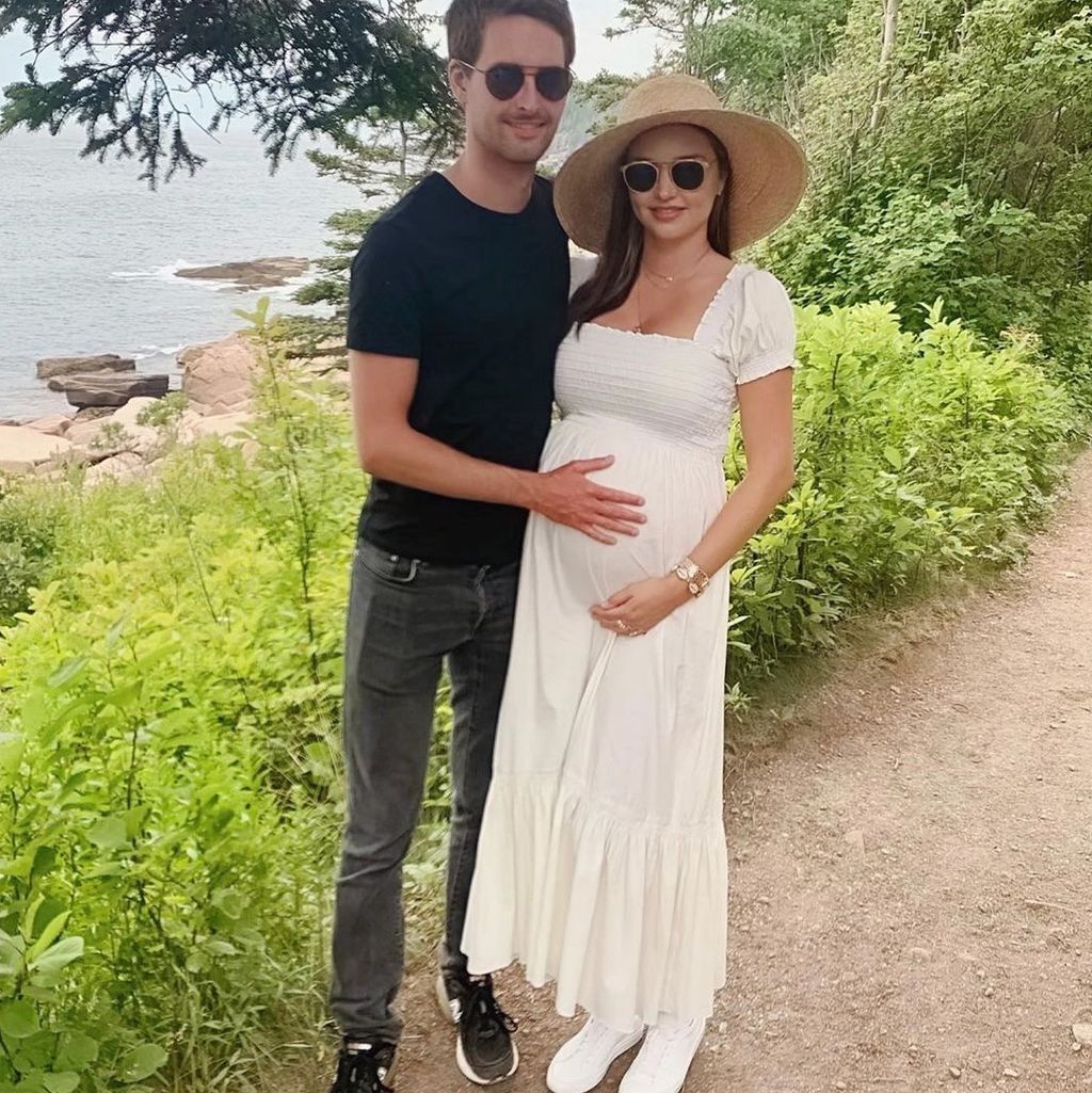 Miranda Kerr i Evan Spiegel (Foto: Instagram)
