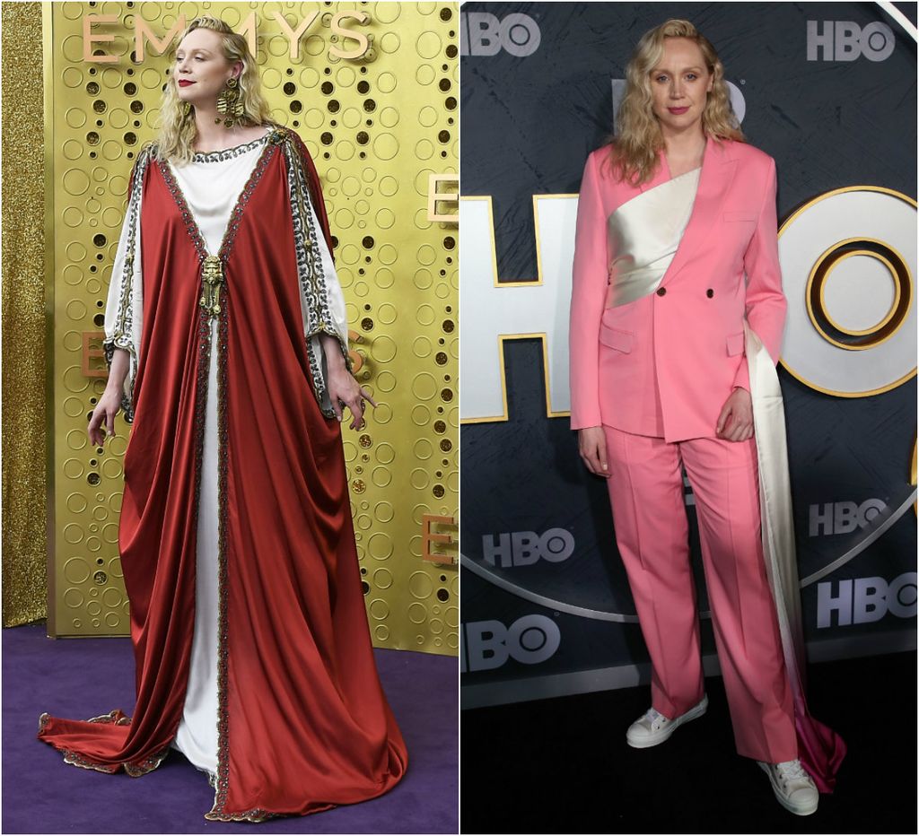 Gwendoline Christie na Emmyje je došla u Gucci haljini koju je na zabavi zamijenila odijelom