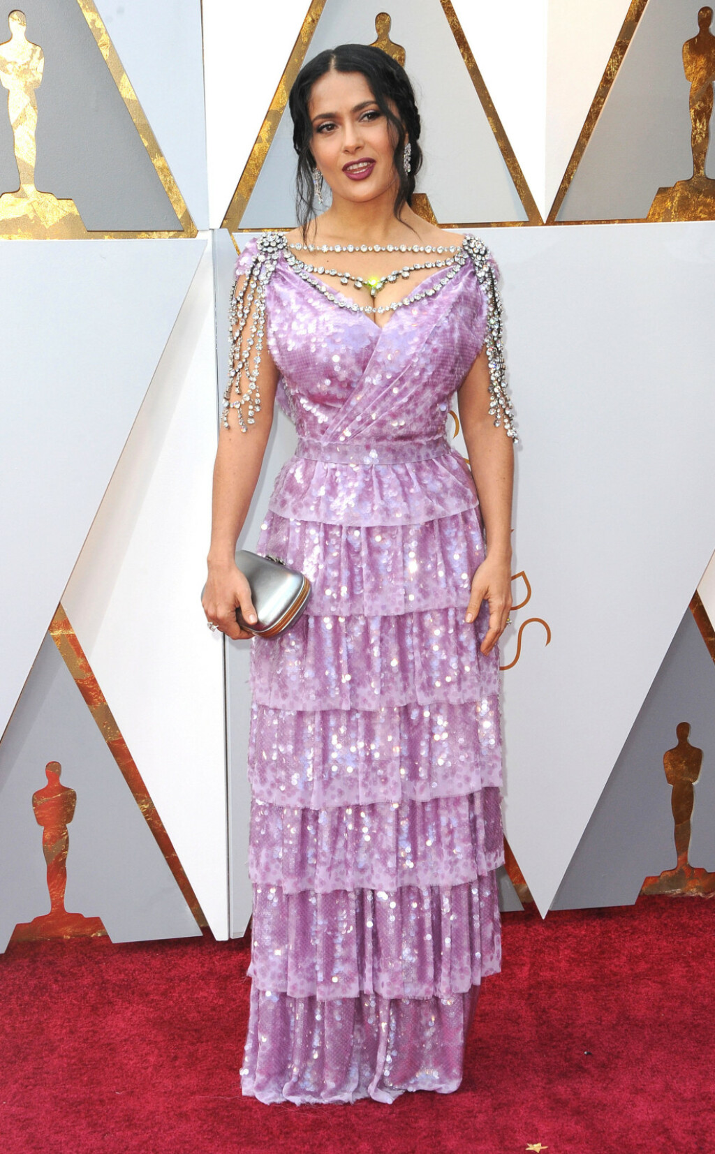 Salma Hayek u haljini modne kuće Gucci na dodjeli Oscara 2018. godine