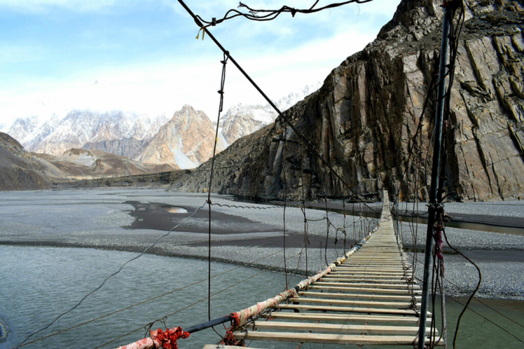 Viseći most Hussaini, Pakistan - 11