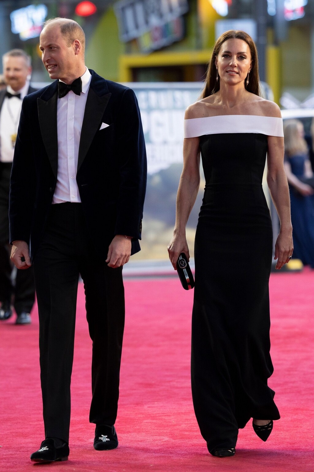 Catherine Middleton u haljini Rolanda Moureta na premijeri filma Top Gun: Maverick 2022. u Londonu