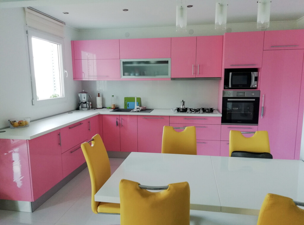 Kandidatkinja MasterChefa Luana Đurđević u svojoj kući ima ružičastu kuhinju visokog sjaja - 1