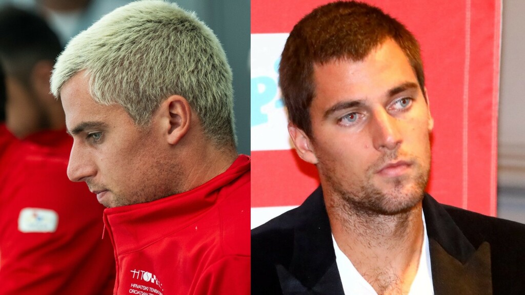 Borna Gojo obojio je kosu u plavo zbog oklade