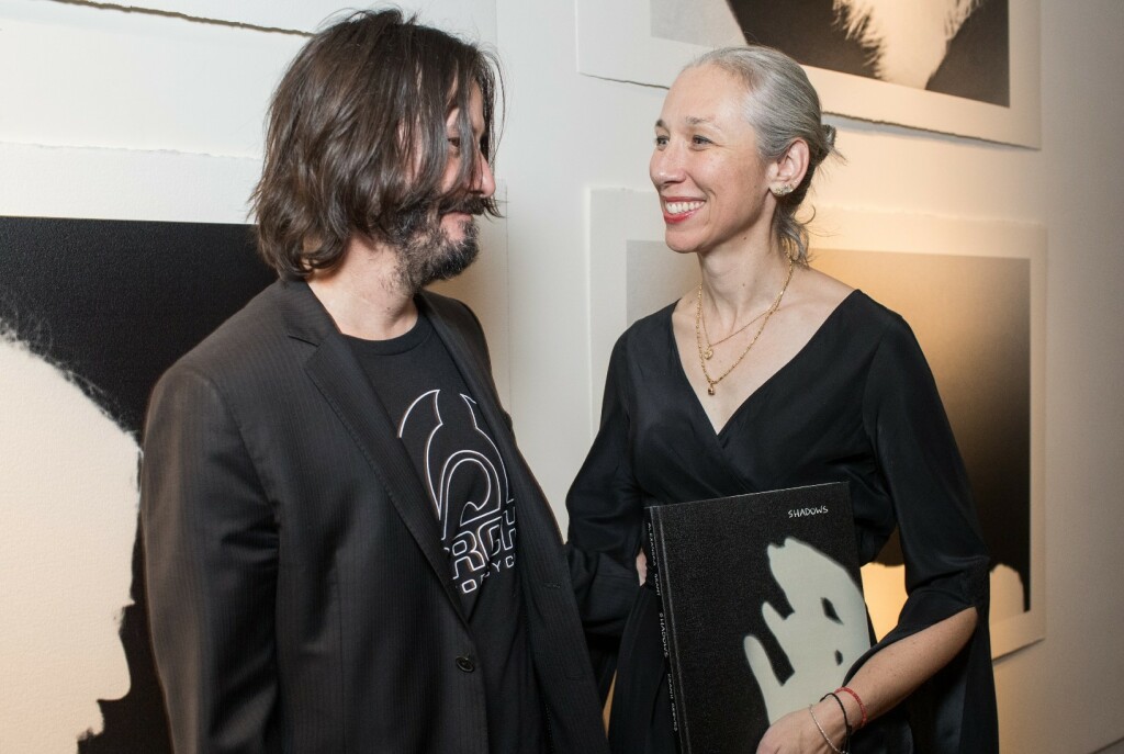 Keanu Reeves i Alexandra Grant 2017.