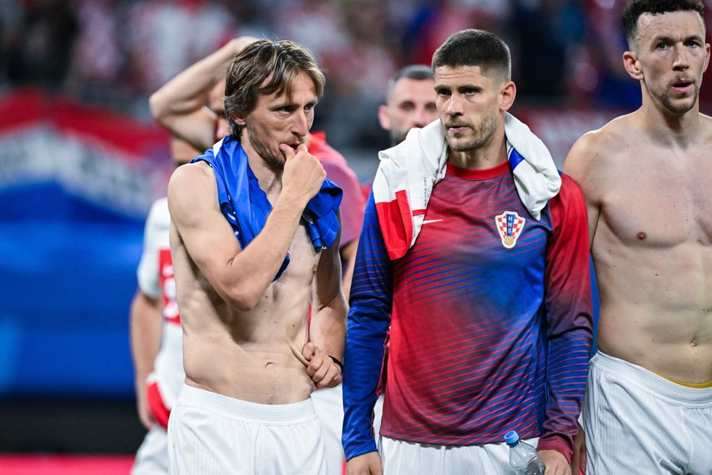 Luka Modrić, Andrej Kramarić i Ivan Perišić