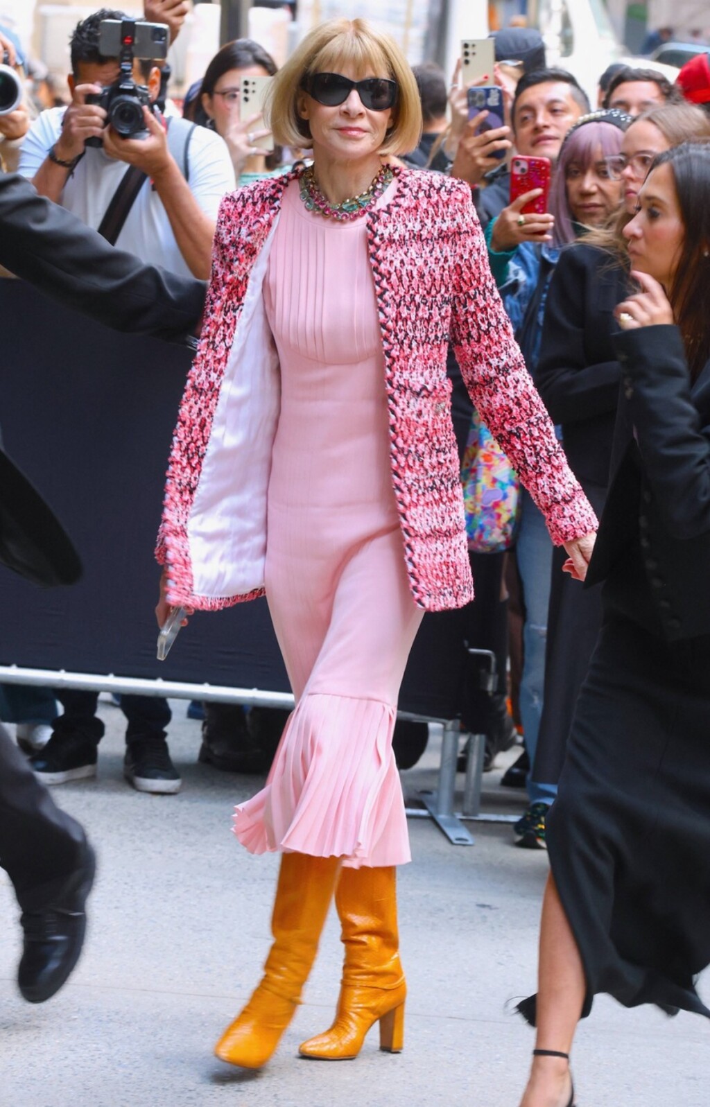 Anna Wintour na reviji brenda Carolina Herrera