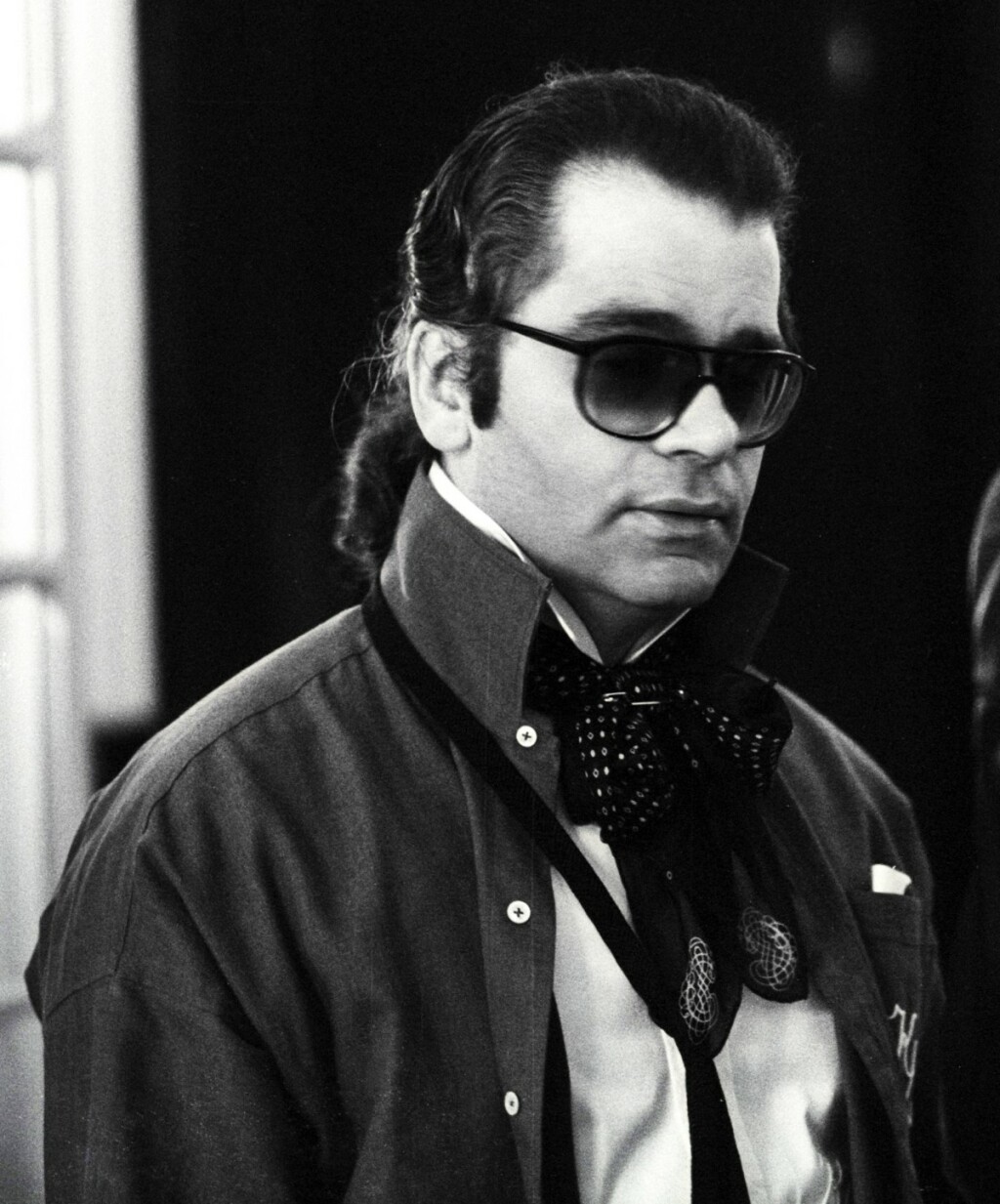 Karl Lagerfeld u studiju modne kuće Chloe 1979.