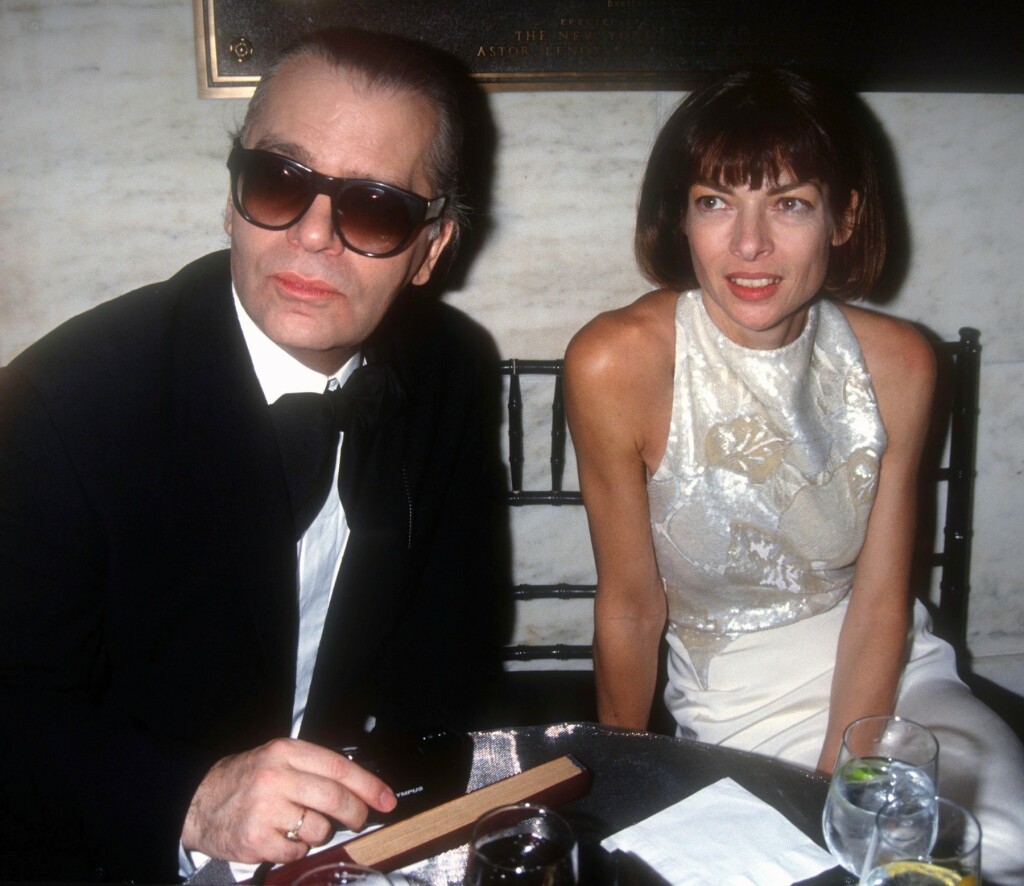 Karl Lagerfeld i Anna Wintour 1992.