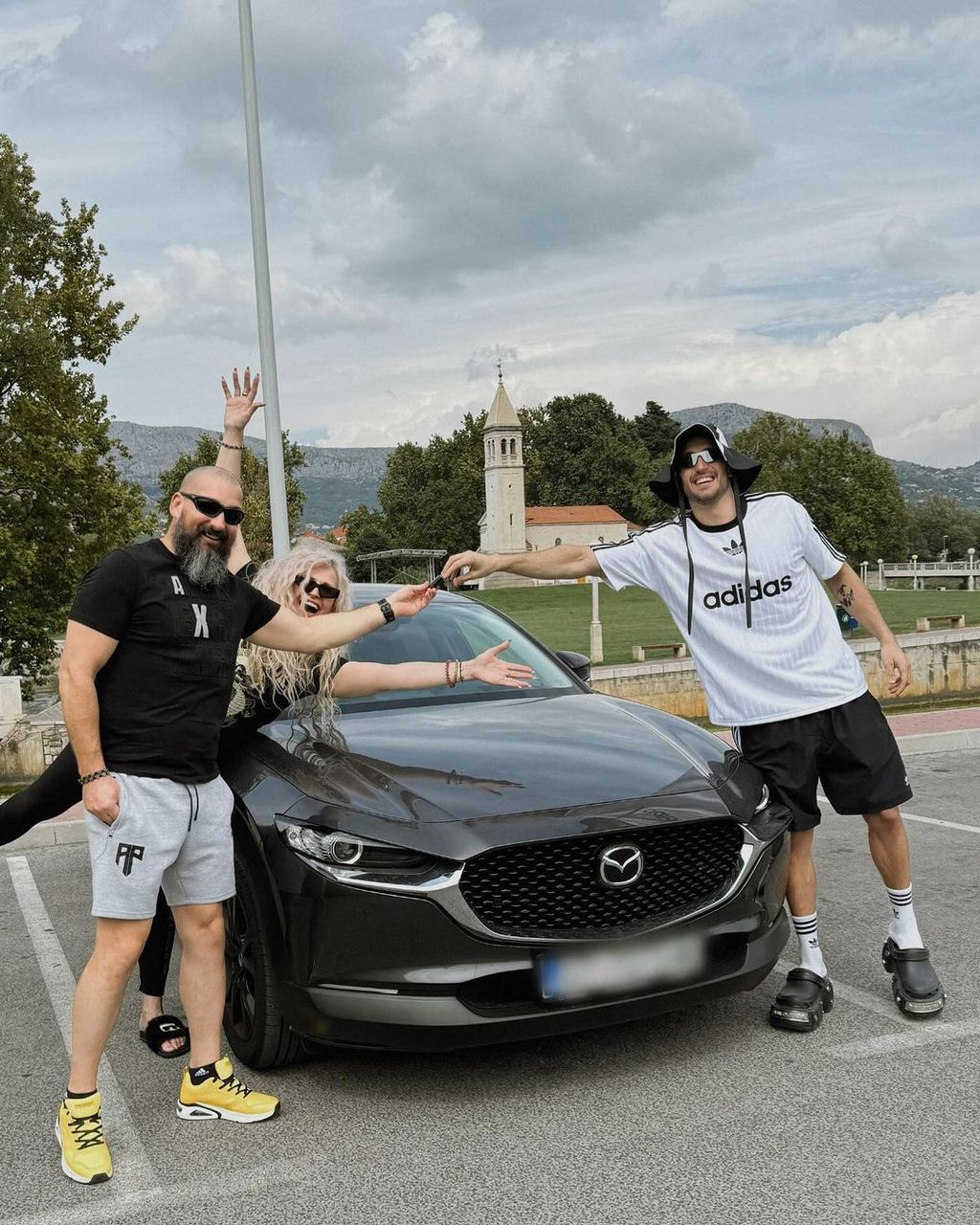 Luciano Plazibat s roditeljima - 2