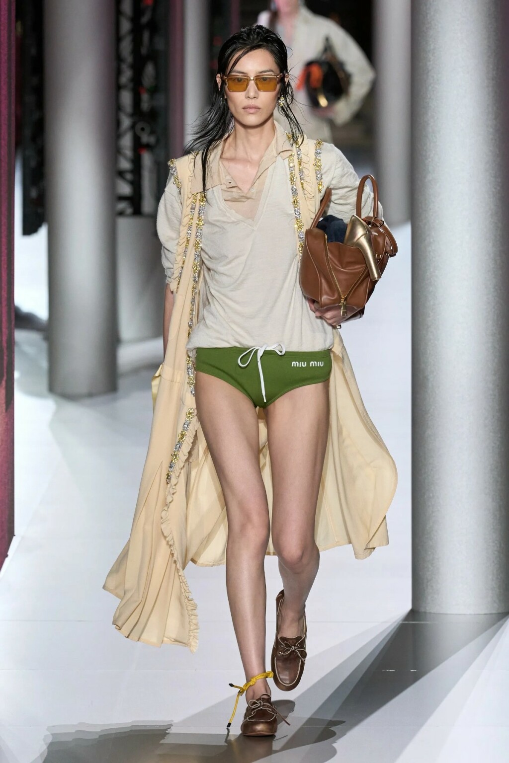 Brodske cipele na modnoj pisti