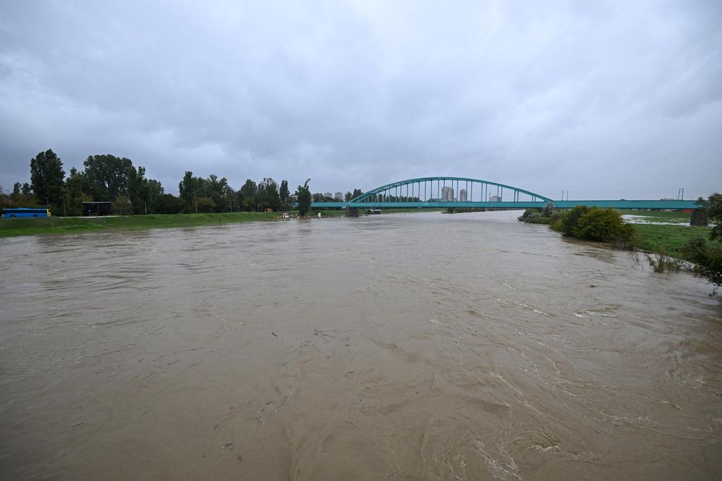 Sava se izlila iz korita u Zagrebu - 1