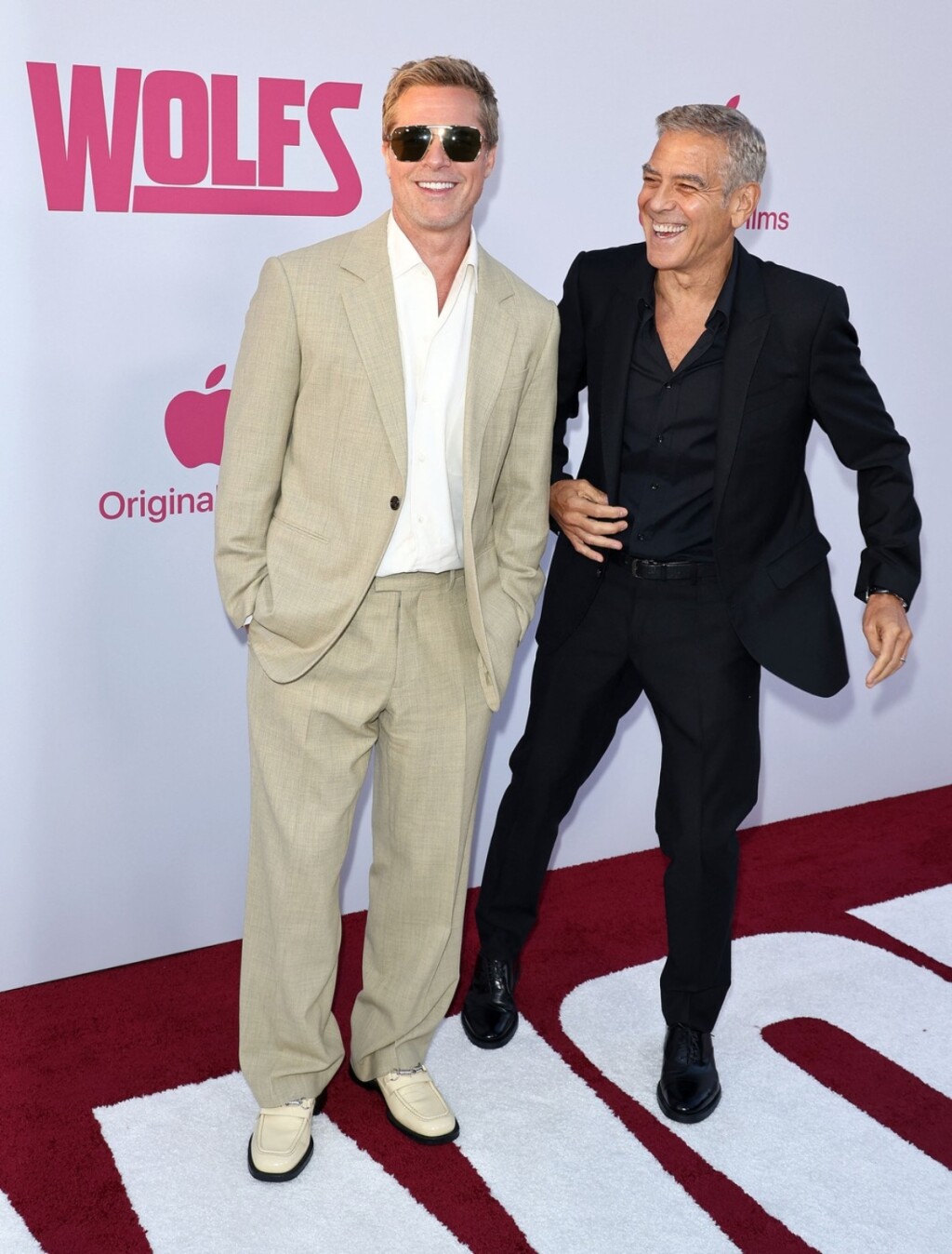 Brad Pitt i George Clooney na premijeri filma 