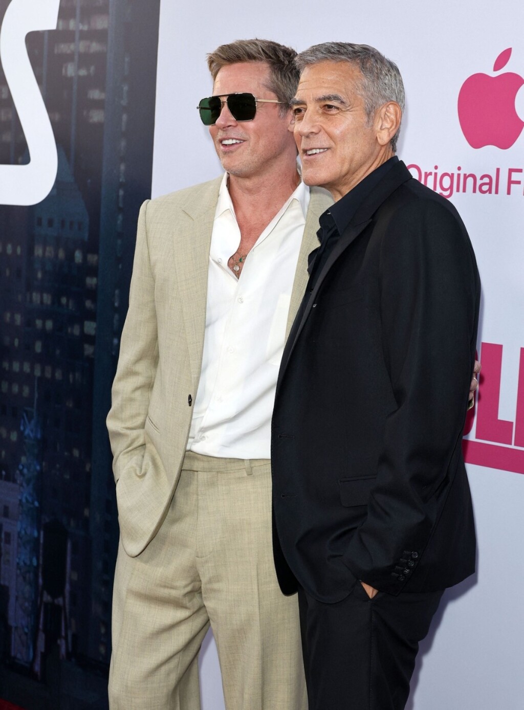 Brad Pitt i George Clooney na premijeri filma