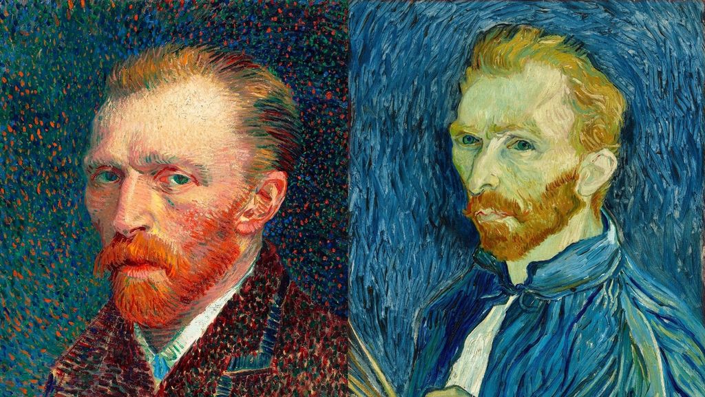 Umjetnik Vincent Van Gogh na autoportretu