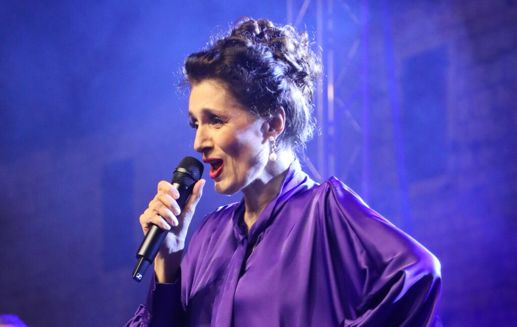 Doris Dragović u ljubičastom stajlingu na koncertu u Starigradu - 6