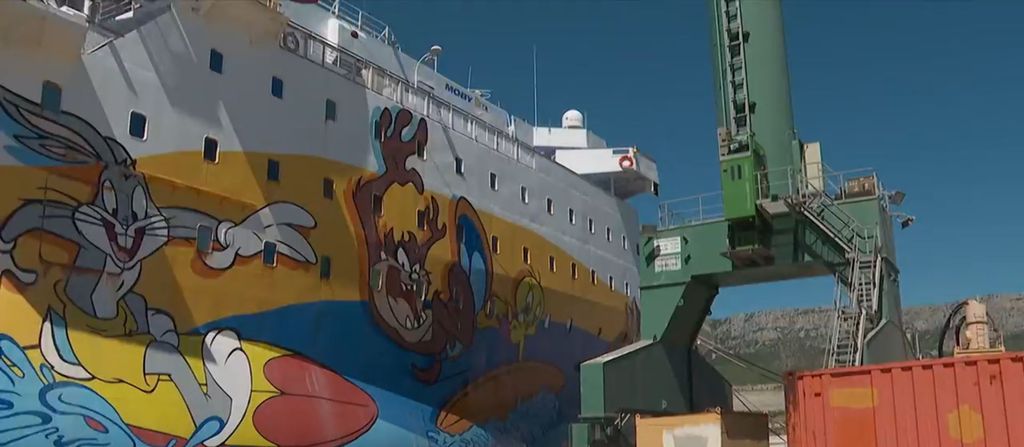 Aktivisti slave odlazak Moby Drea iz Splita - 4