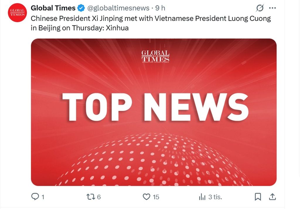 Aleksandar Vučić i objava na X-u