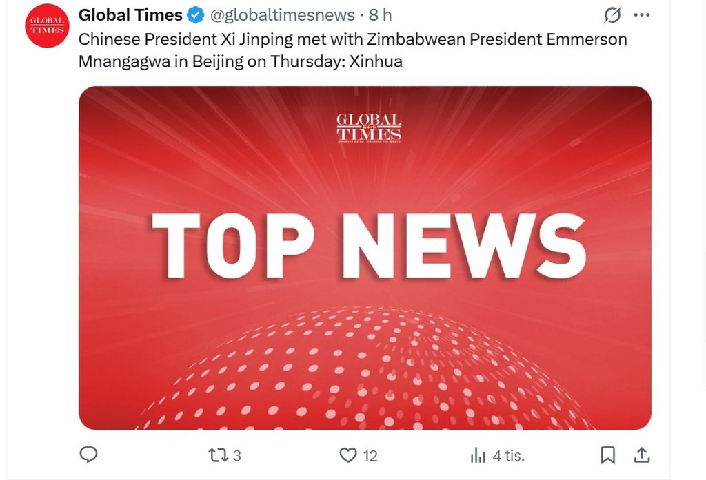 Aleksandar Vučić i objava na X-u