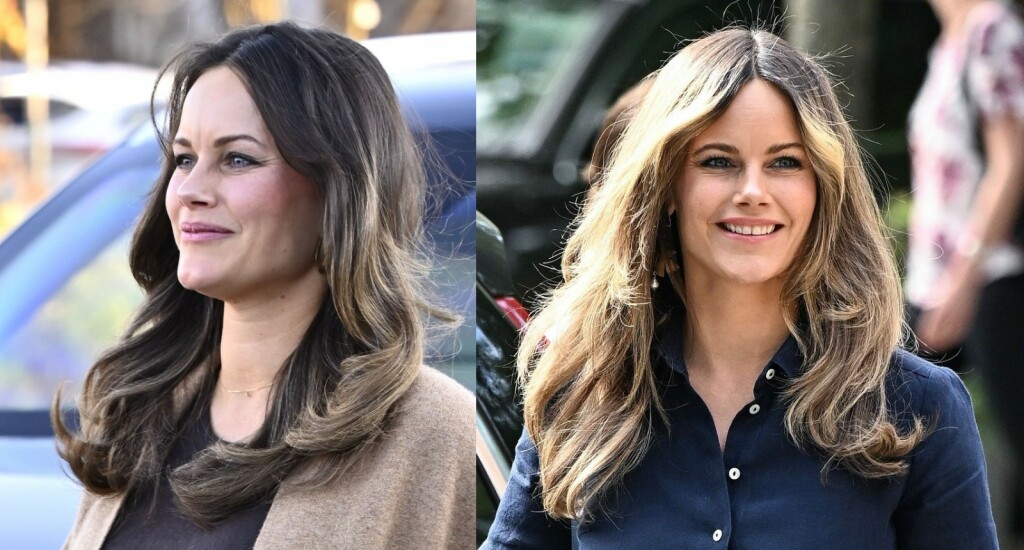 Švedska princeza Sofia kao brineta i plavuša