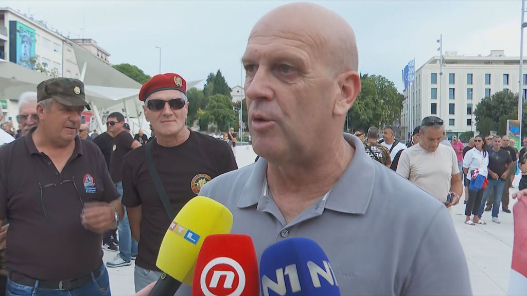 Prosvjed branitelja u Šibeniku - 4