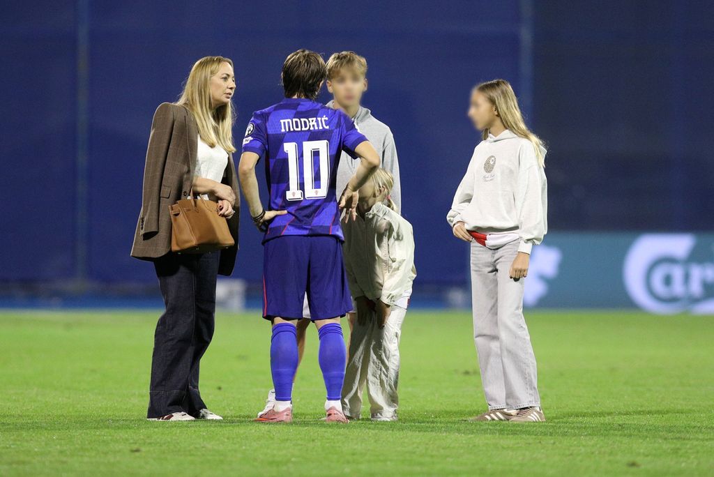 Luka Modrić s obitelji
