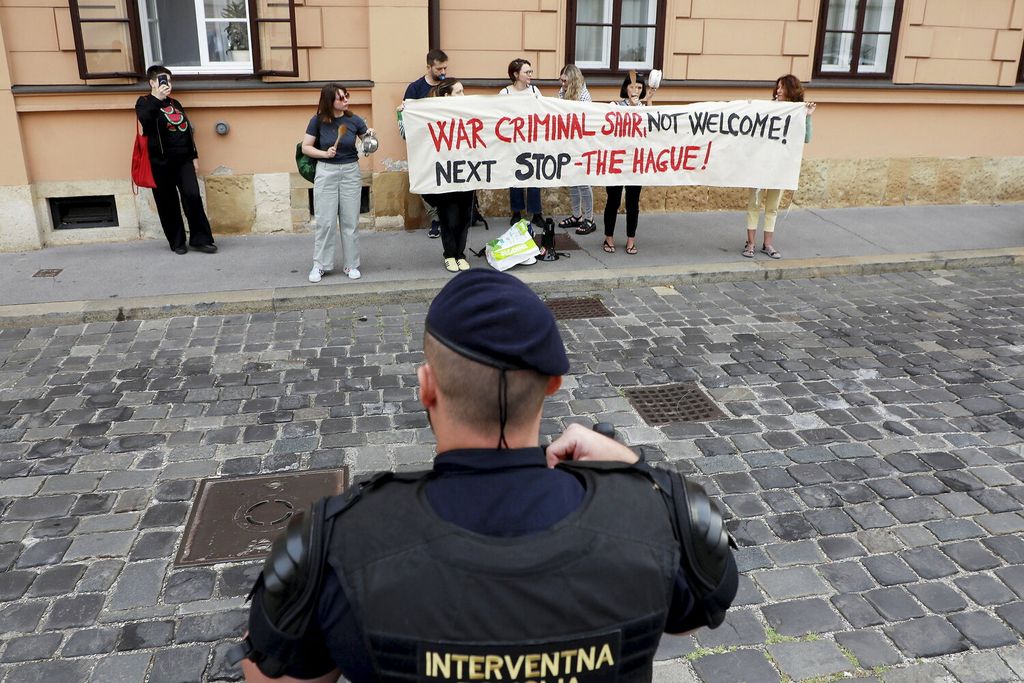 Propalestinski prosvjed ispred Banskih dvora - 2