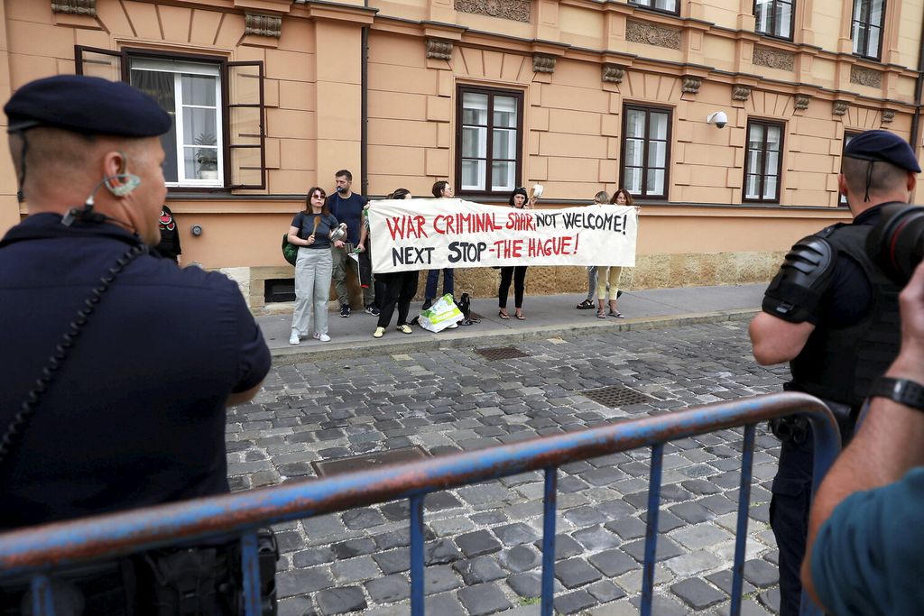 Propalestinski prosvjed ispred Banskih dvora - 2