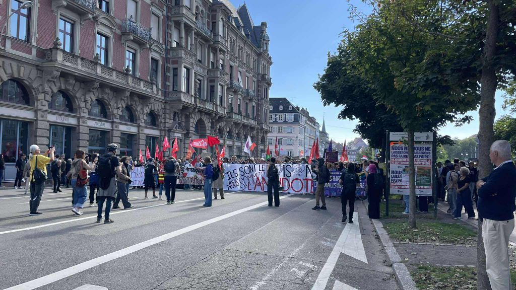 Prosvjed u Strasbourgu