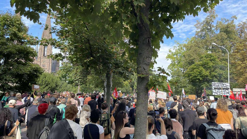 Prosvjed u Strasbourgu