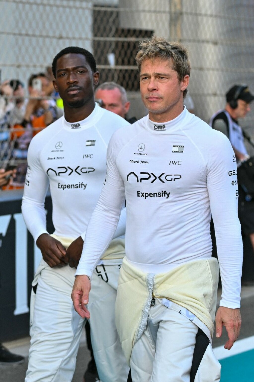Damson Idris i Brad Pitt