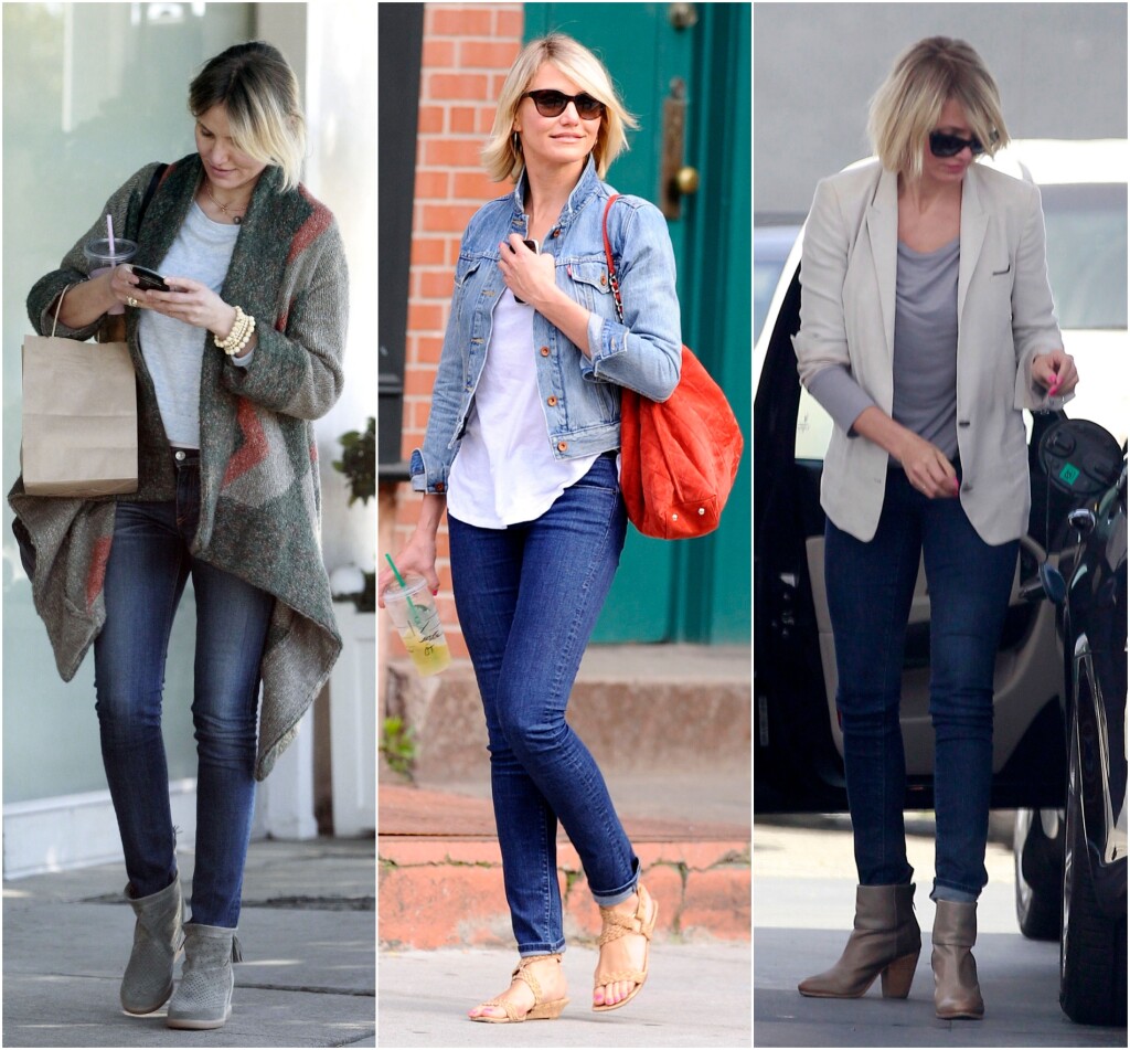 Cameron Diaz u skinny trapericama 2012. i 2013.
