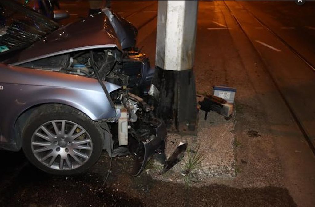 Zaletio se u stup na Trešnjevci