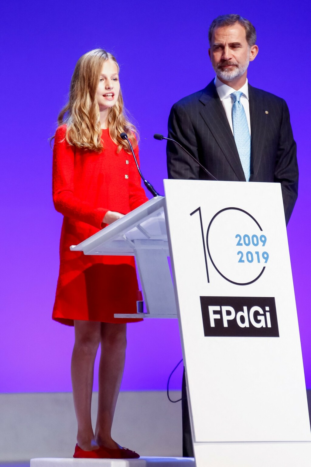 Princeza Leonor 2019. godine na dodjeli nagrada Zaklade princeze od Girone