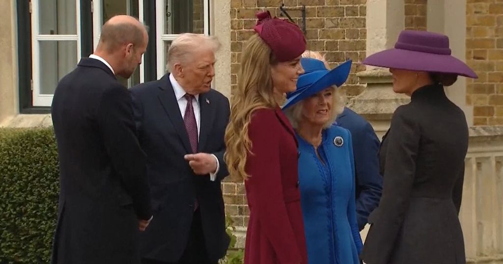 Doček Donalda Trumpa u Windsoru - 2