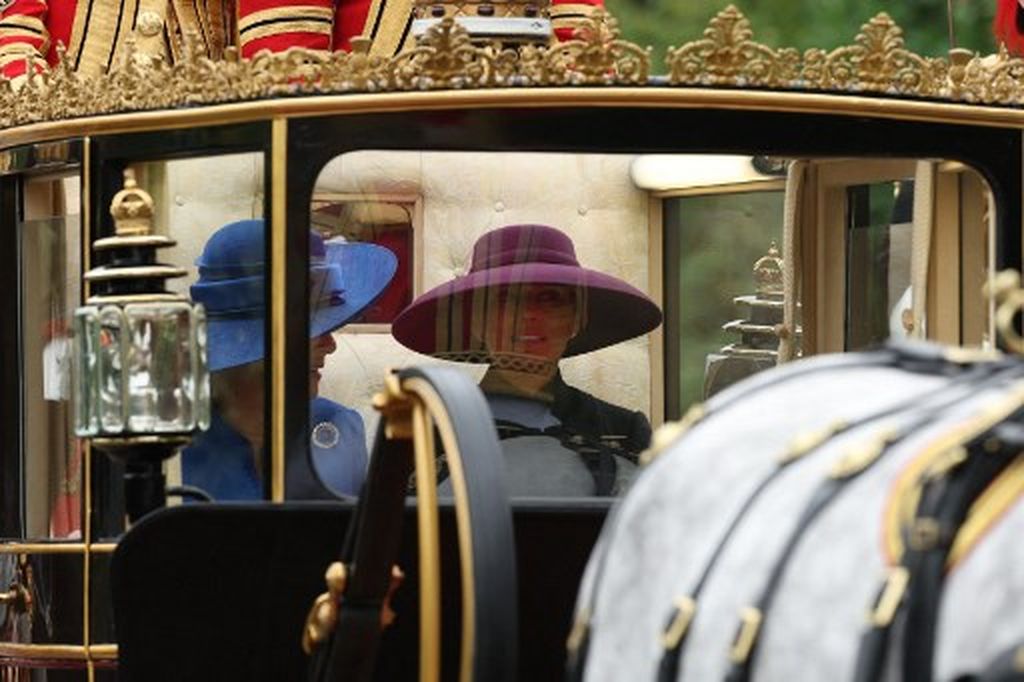 Doček Donalda Trumpa u Windsoru - 2