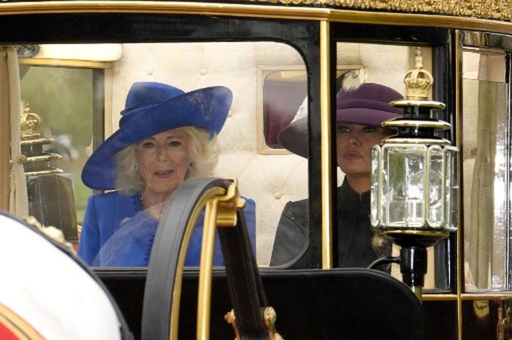 Doček Donalda Trumpa u Windsoru - 2