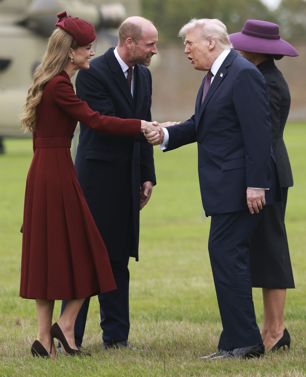 Kate Middleton, princ William, Donald Trump, Melania Trump