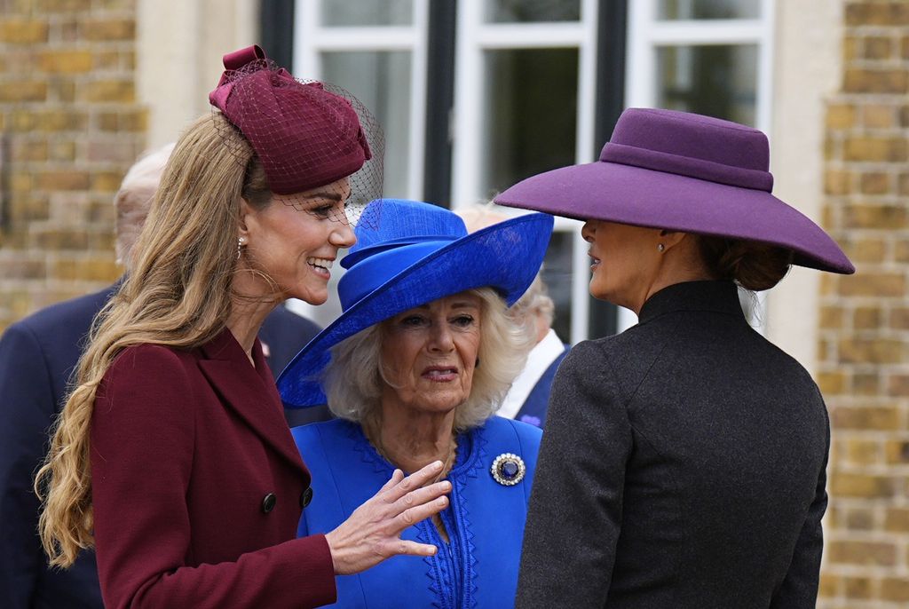 Kate Middleton, kraljica Camilla i Melania Trump