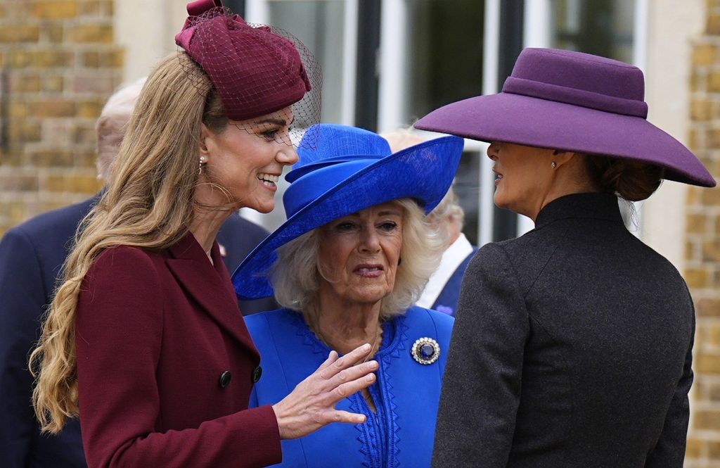 Kate Middleton, kraljica Camilla i Melania Trump