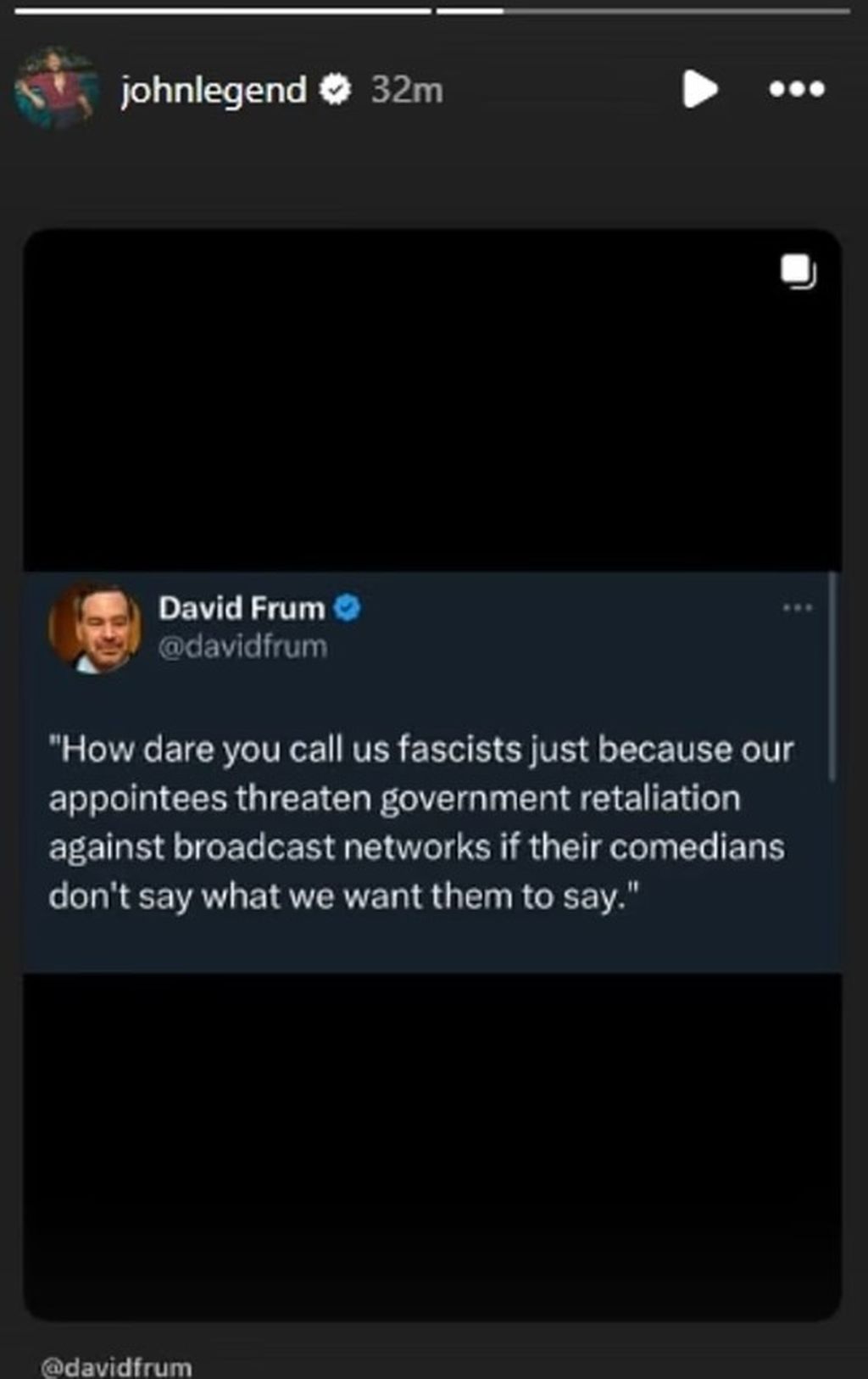 John Legend na Instagramu