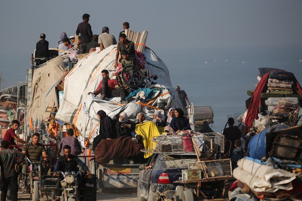 Zbijeg Palestinaca iz Gaza Citya - 2