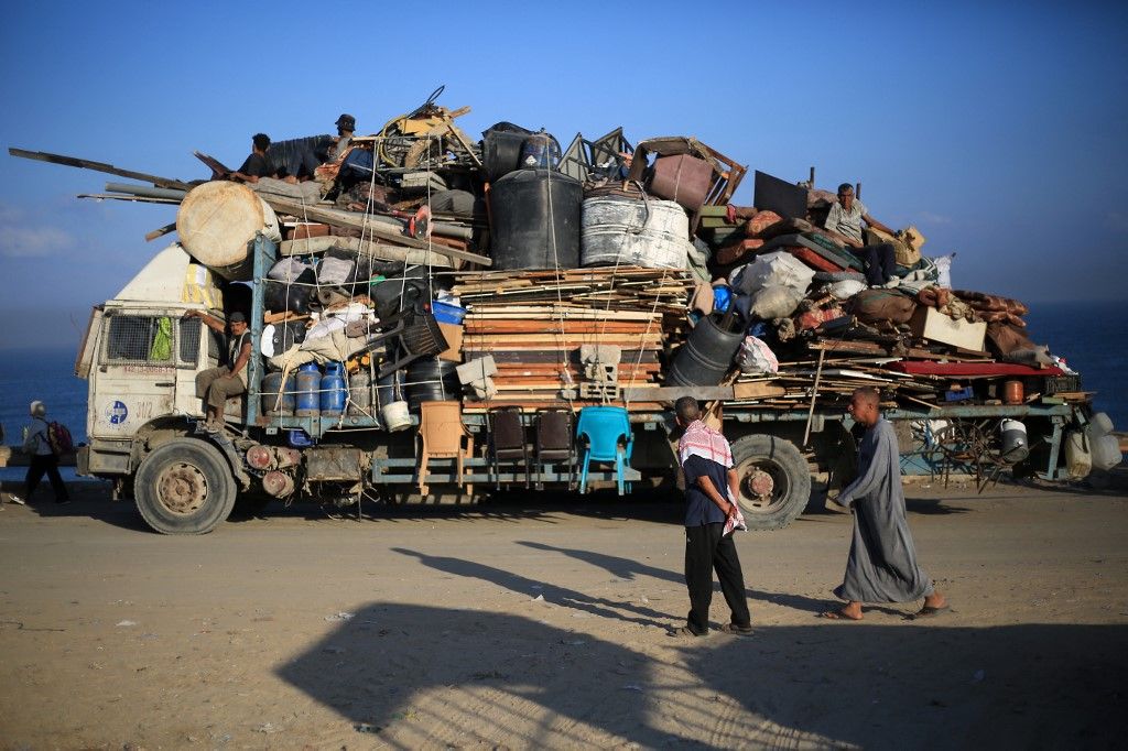 Zbijeg Palestinaca iz Gaza Citya - 2