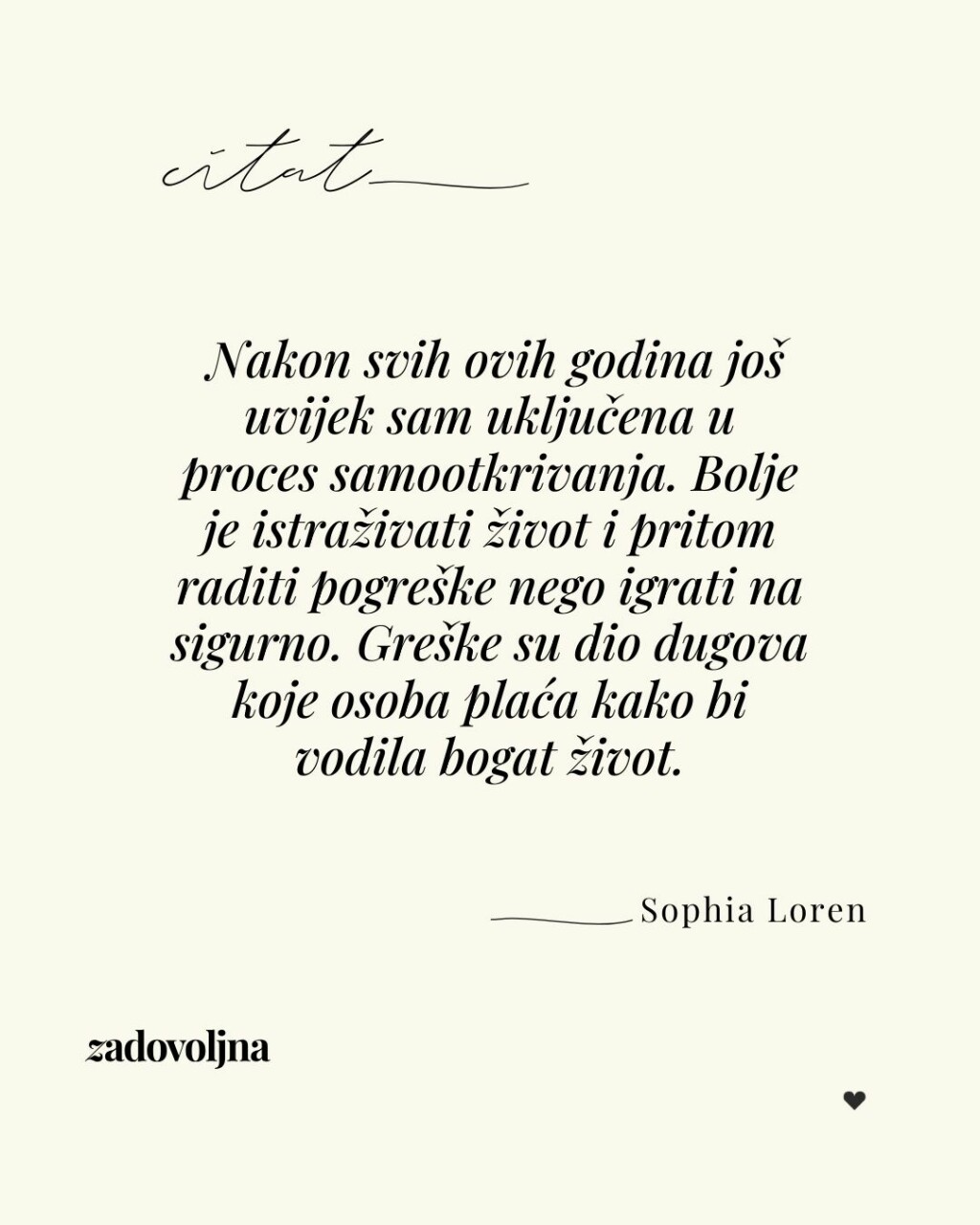 10 životnih istina Sophie Loren