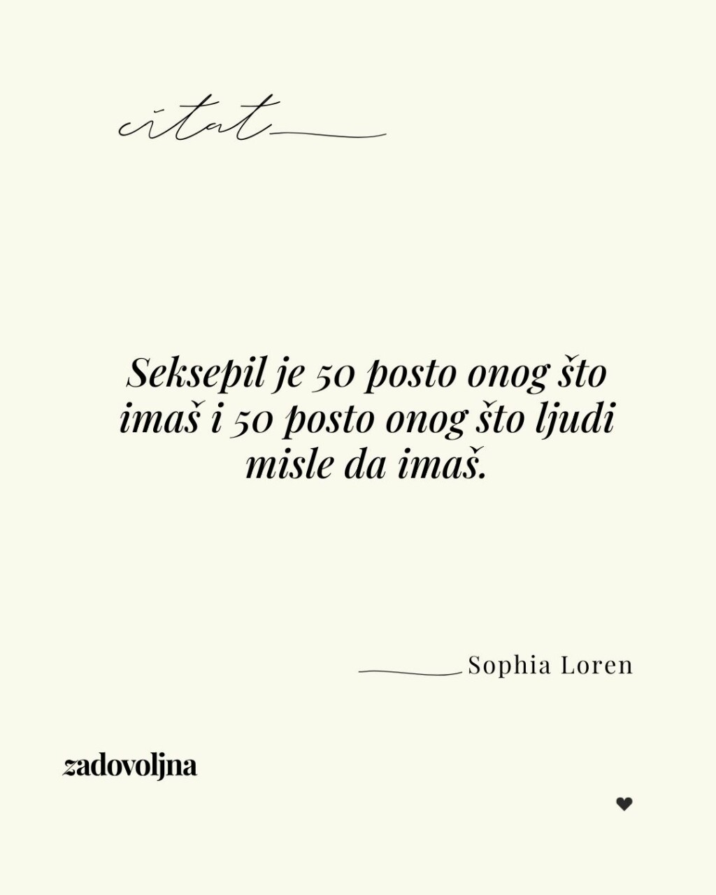 10 životnih istina Sophie Loren