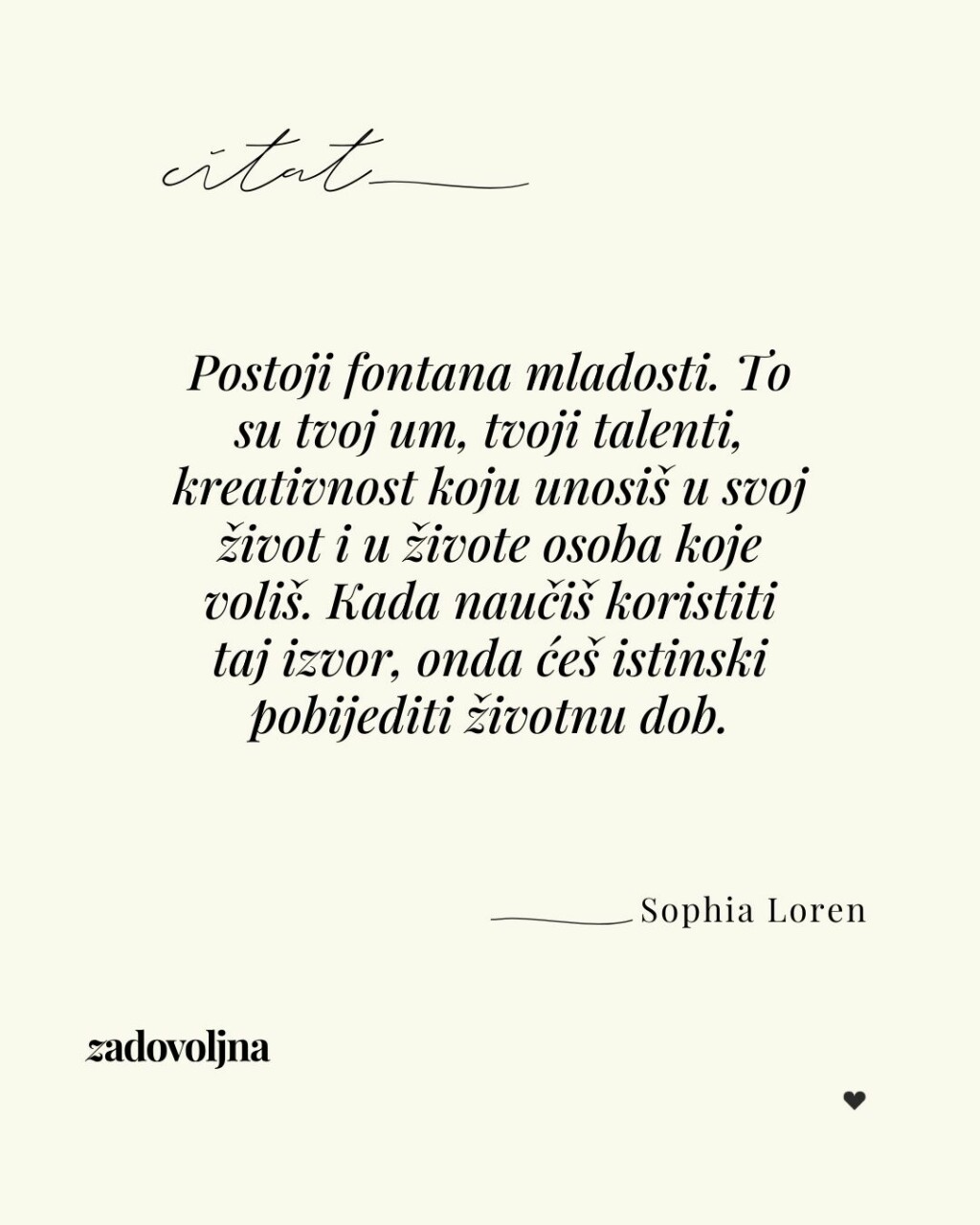 10 životnih istina Sophie Loren