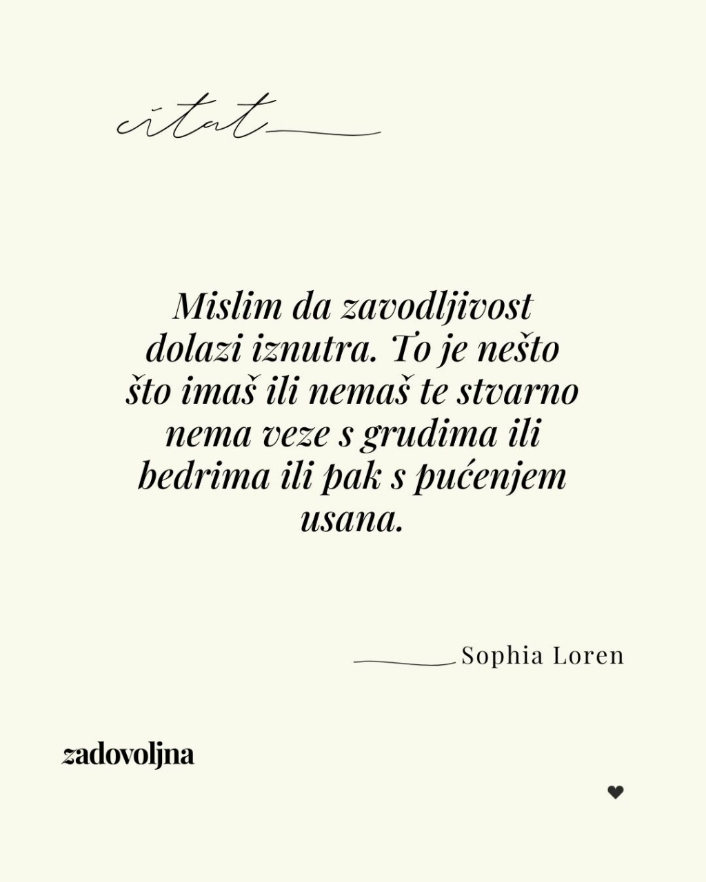 10 životnih istina Sophie Loren