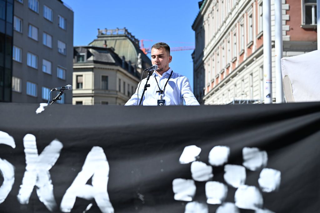 Prosvjed protiv stranih radnika u Zagrebu - 12