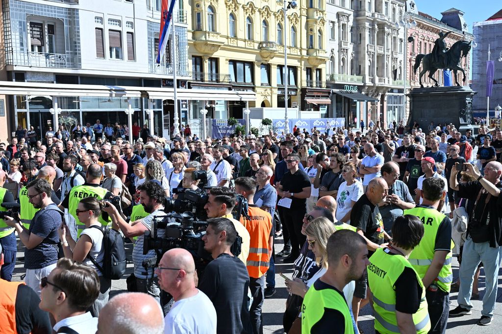 Prosvjed protiv stranih radnika u Zagrebu - 12