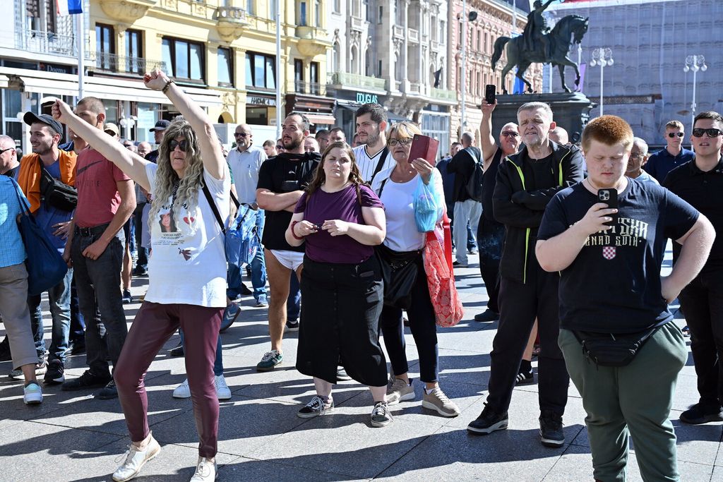 Prosvjed protiv stranih radnika u Zagrebu - 12